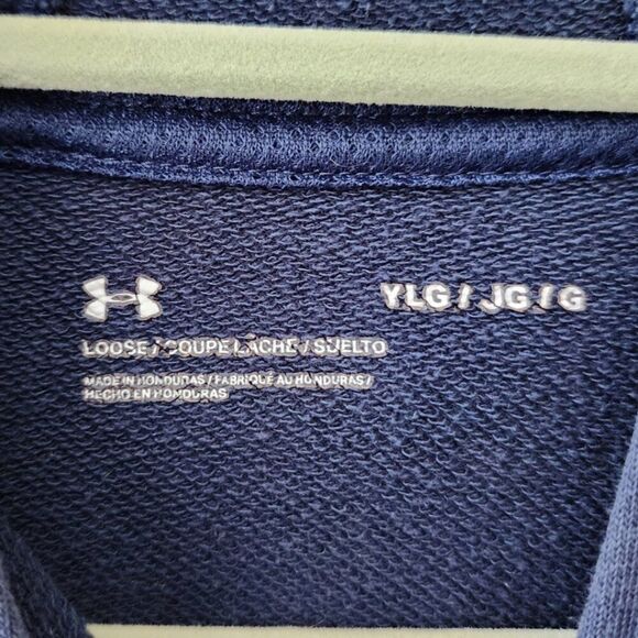 Under Armour Boy's Large Hoodie | Loose fit Sweatshirt - Picture 3 of 4